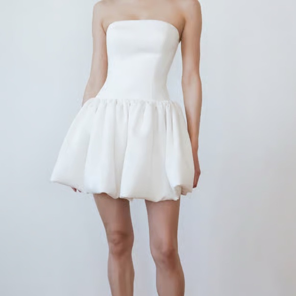 Jenny Yoo Dresses & Skirts - Jenny Yoo Strapless Cream Dress